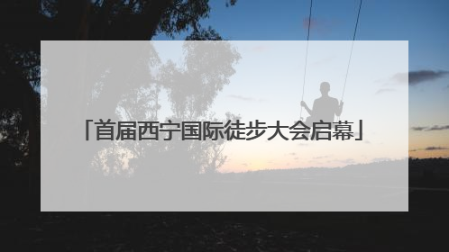 首届西宁国际徒步大会启幕