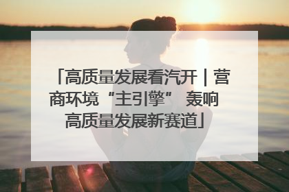 高质量发展看汽开｜营商环境“主引擎” 轰响高质量发展新赛道