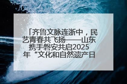 齐鲁文脉连浙中，民艺青春共飞扬——山东携手磐安共启2025年“文化和自然遗产日”系列活动