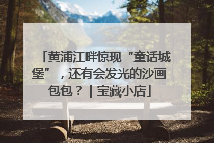 黄浦江畔惊现“童话城堡”，还有会发光的沙画包包？｜宝藏小店