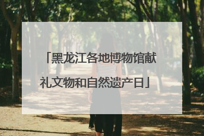 黑龙江各地博物馆献礼文物和自然遗产日