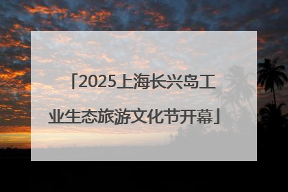 2025上海长兴岛工业生态旅游文化节开幕