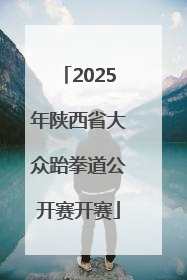 2025年陕西省大众跆拳道公开赛开赛
