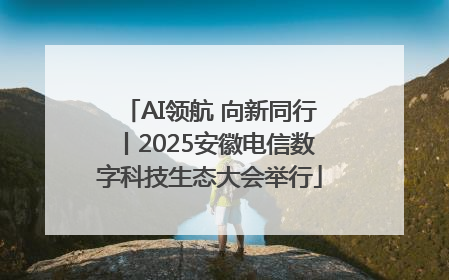 AI领航 向新同行丨2025安徽电信数字科技生态大会举行